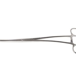 FC011 Foerster Forcep Serrated Jaw Curved 7"
